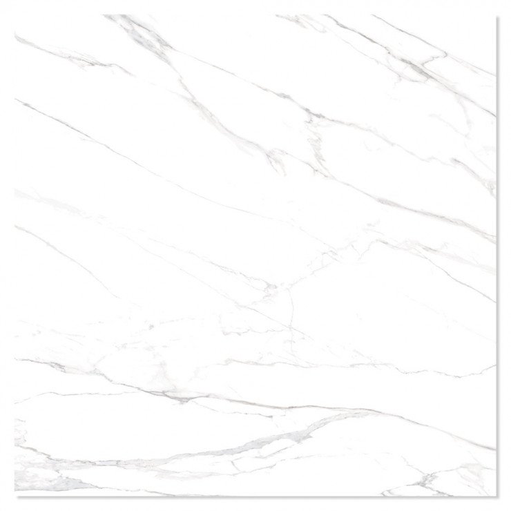 Marmor Klinker Escalona Vit Polerad 60x60 cm-0
